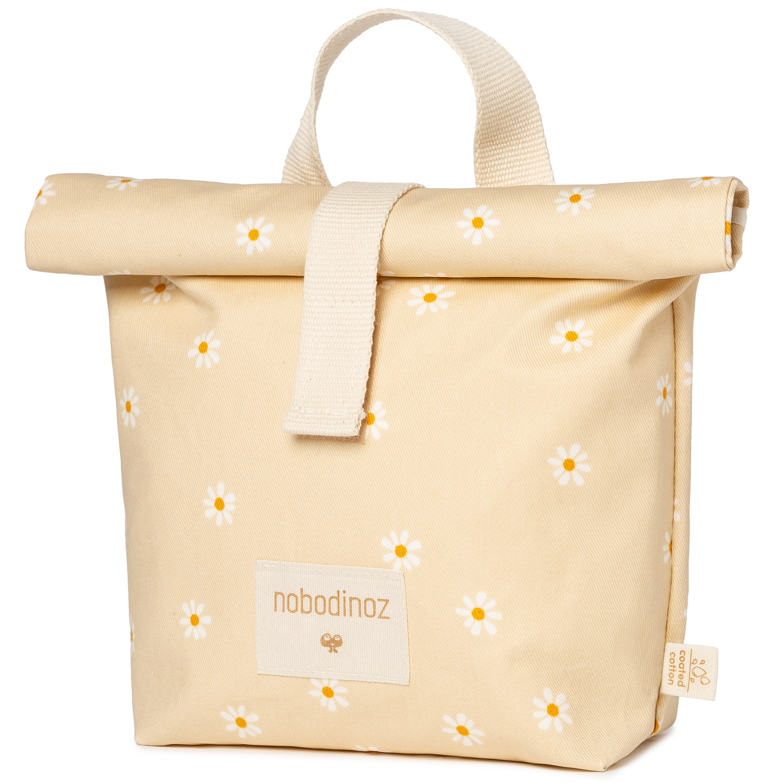 Nobodinoz - Sac à repas imperméable Eco Sunshine fleur Daisies