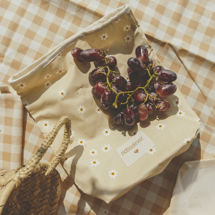 Sac à repas imperméable Eco Sunshine fleur Daisies (Nobodinoz) - Image 2