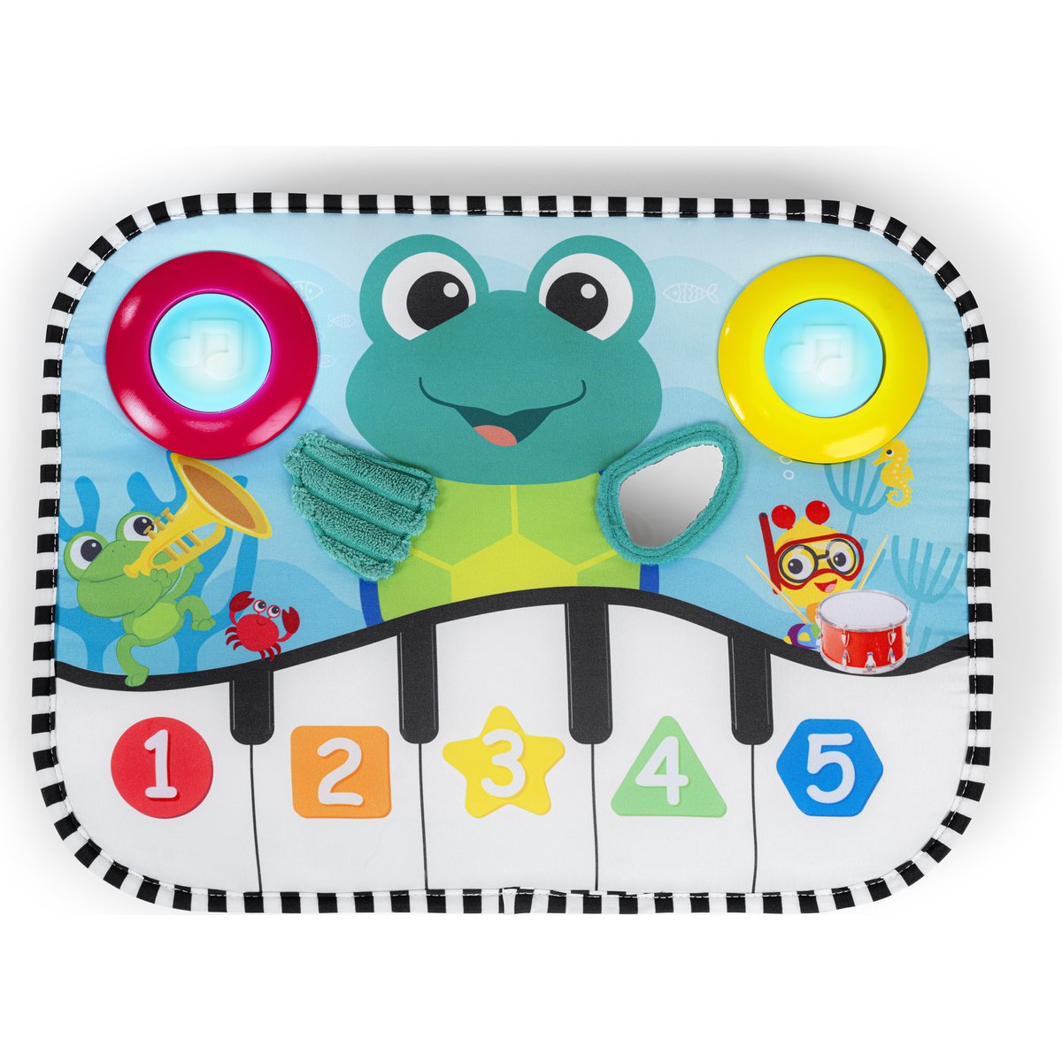 Kids2 - Jouet à accrocher et clavier musical Neptune La Tortue