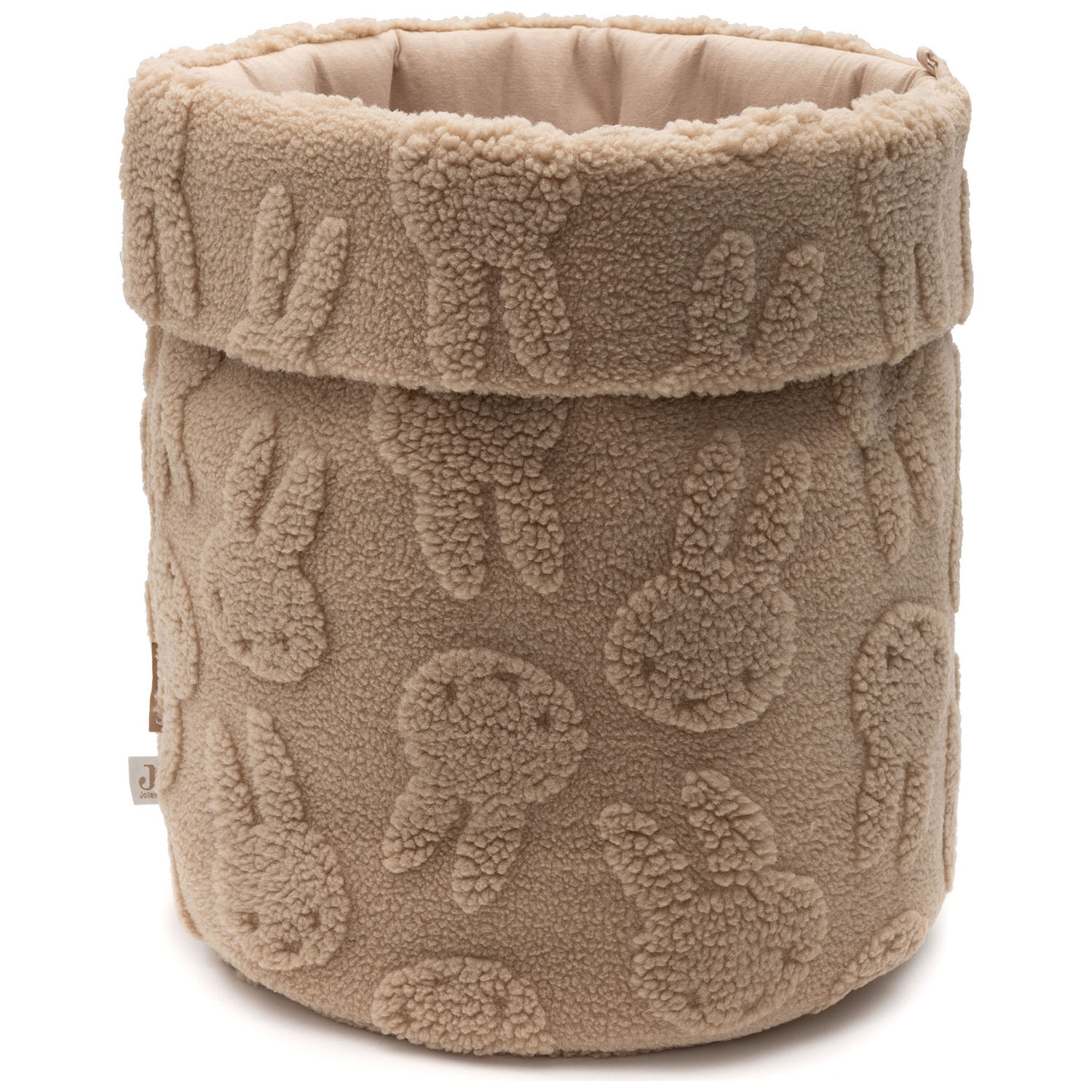Panier de rangement Miffy Jacquard Teddy Biscuit (35 x 30 cm) (Jollein) - Image 1