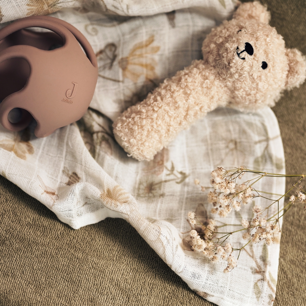 Jollein - Lot de 2 langes en gaze de coton Dreamy Mouse (70 x 70 cm)