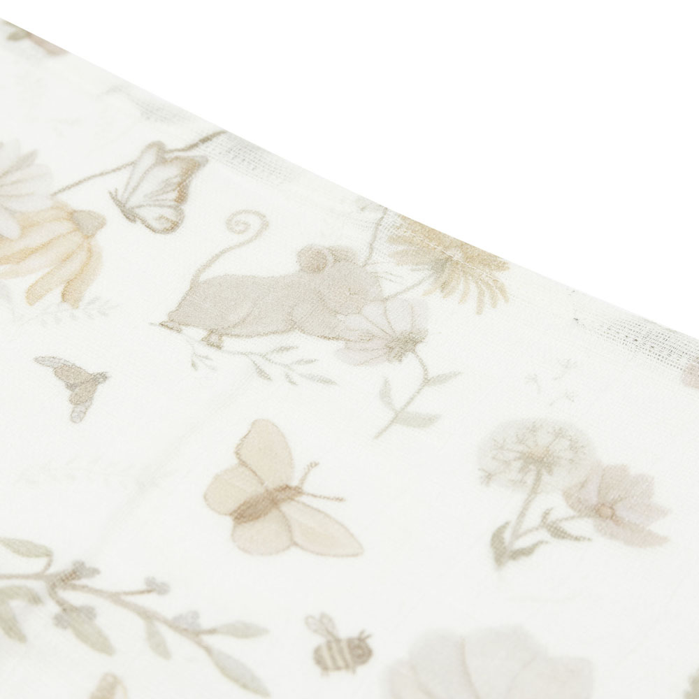 Lot de 2 langes en gaze de coton Dreamy Mouse (70 x 70 cm) (Jollein) - Image 6