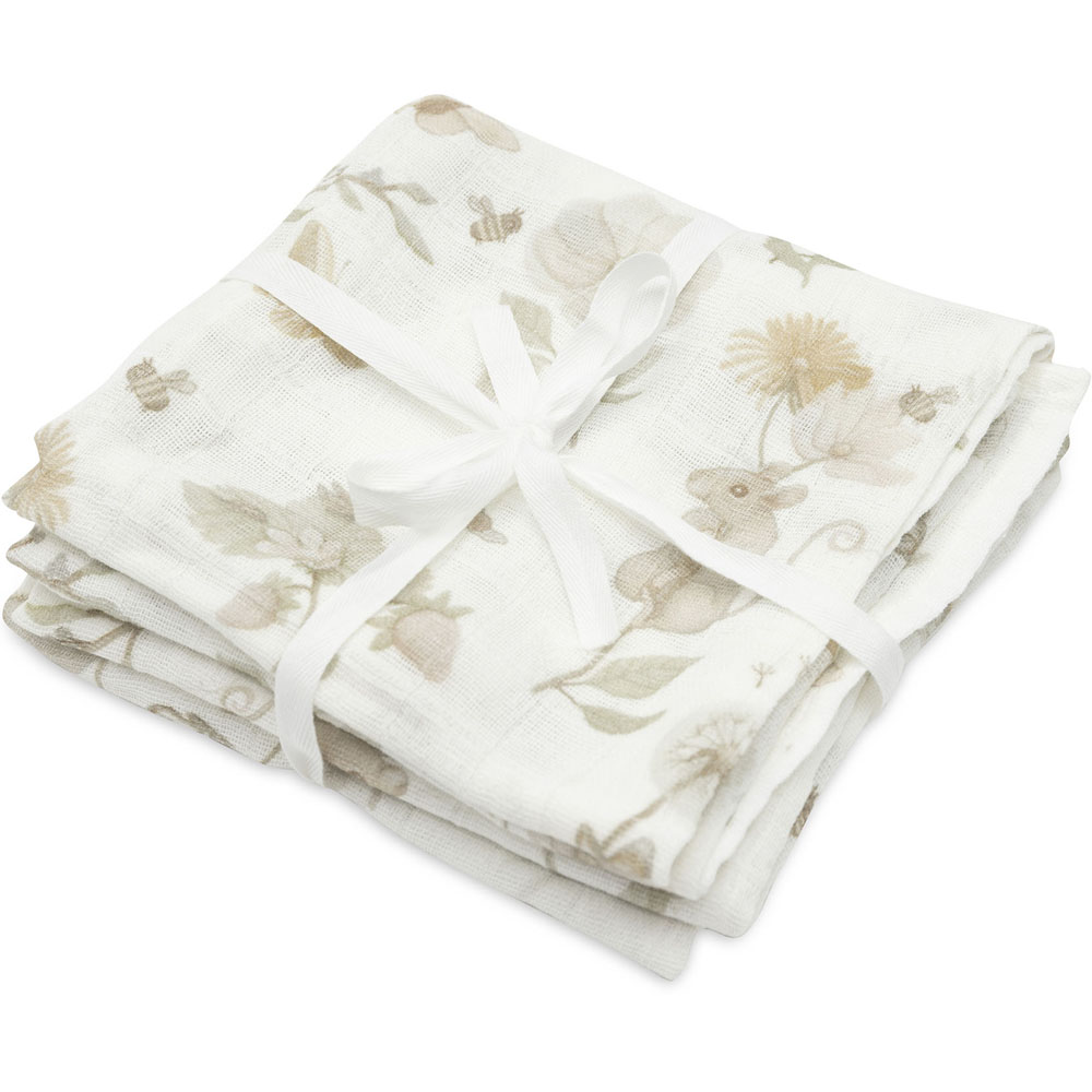 Lot de 2 langes en gaze de coton Dreamy Mouse (70 x 70 cm) (Jollein) - Image 7