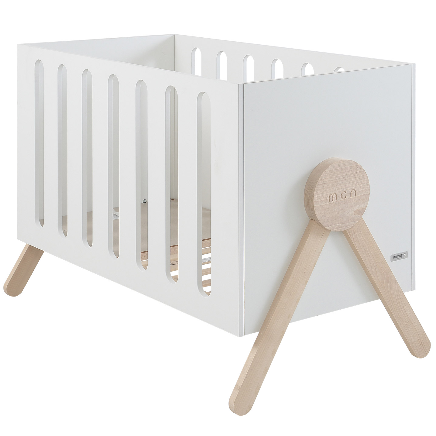 Lit bébé Swing blanc (60 x 120 cm) (Micuna) - Image 1