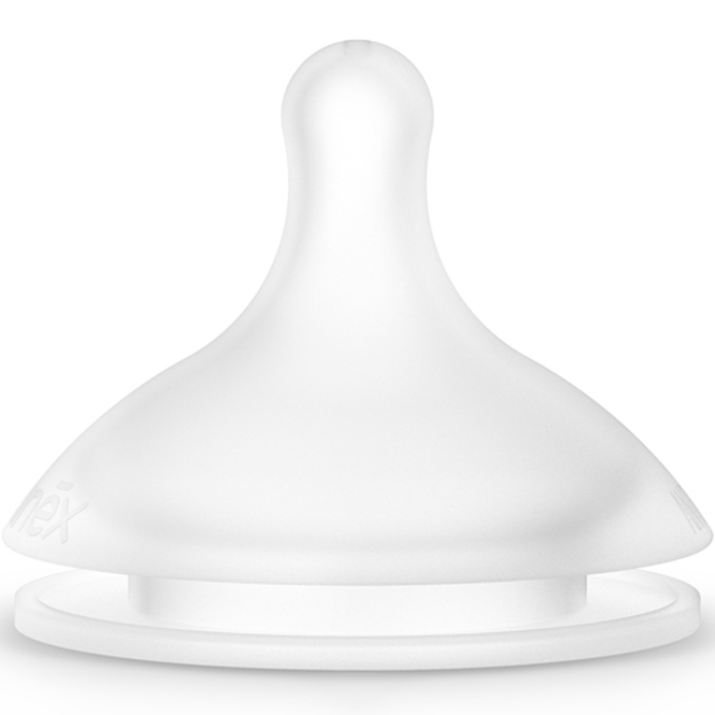 Lot de 2 tétines symétriques SX PRO en silicone débit S (6 mois) (Suavinex) - Image 1