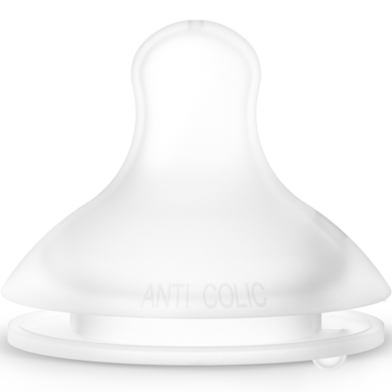 Lot de 2 tétines symétriques SX PRO en silicone débit S (6 mois) (Suavinex) - Image 2