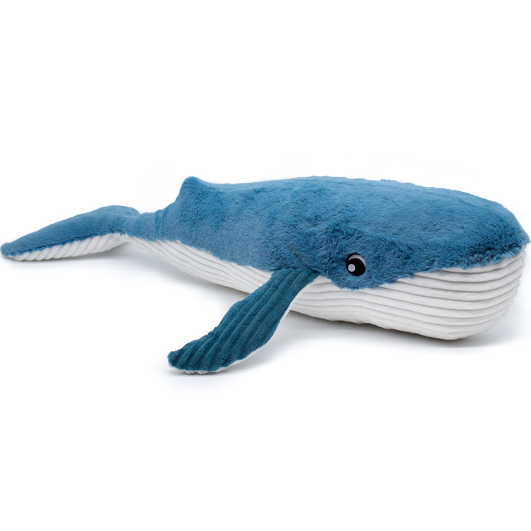 Peluche Gravillou baleine maman et bébé Les Ptipotos bleu (Les Déglingos) - Image 1
