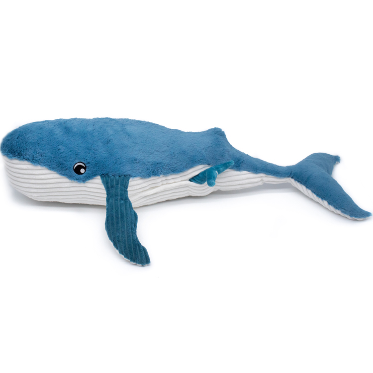 Peluche Gravillou baleine maman et bébé Les Ptipotos bleu (Les Déglingos) - Image 2