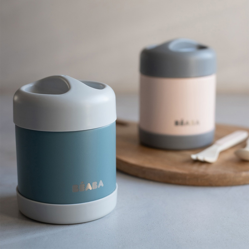 Thermos alimentaire light mist et eucalyptus green (300 ml) (Béaba) - Image 2