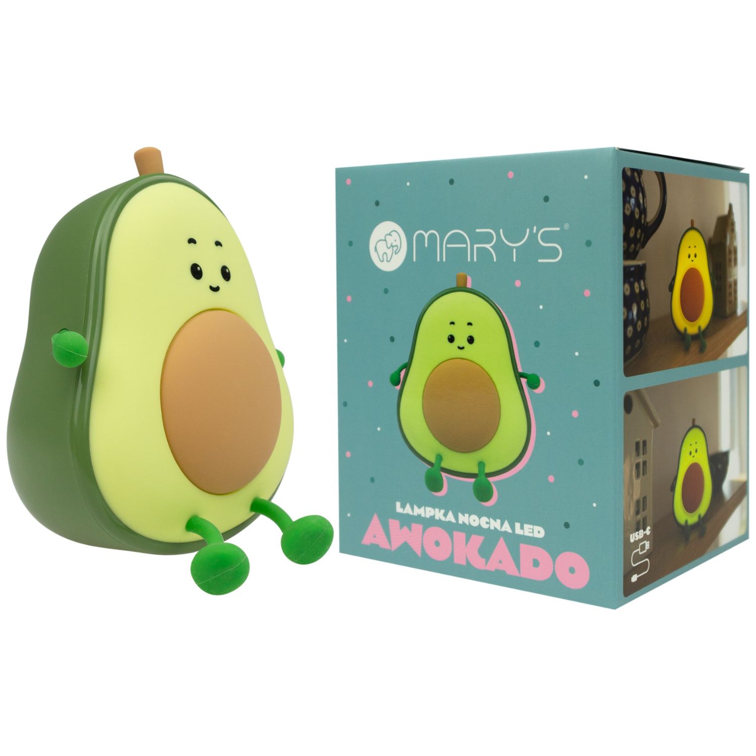 Veilleuse rechargeable Avocat (mary's) - Image 3