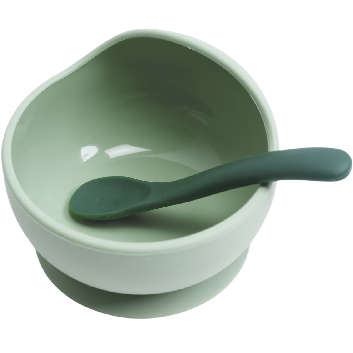 Coffret repas en silicone Vert Sauge-Vert Sapin (2 pièces) (Trois Kilos Sept) - Couverture