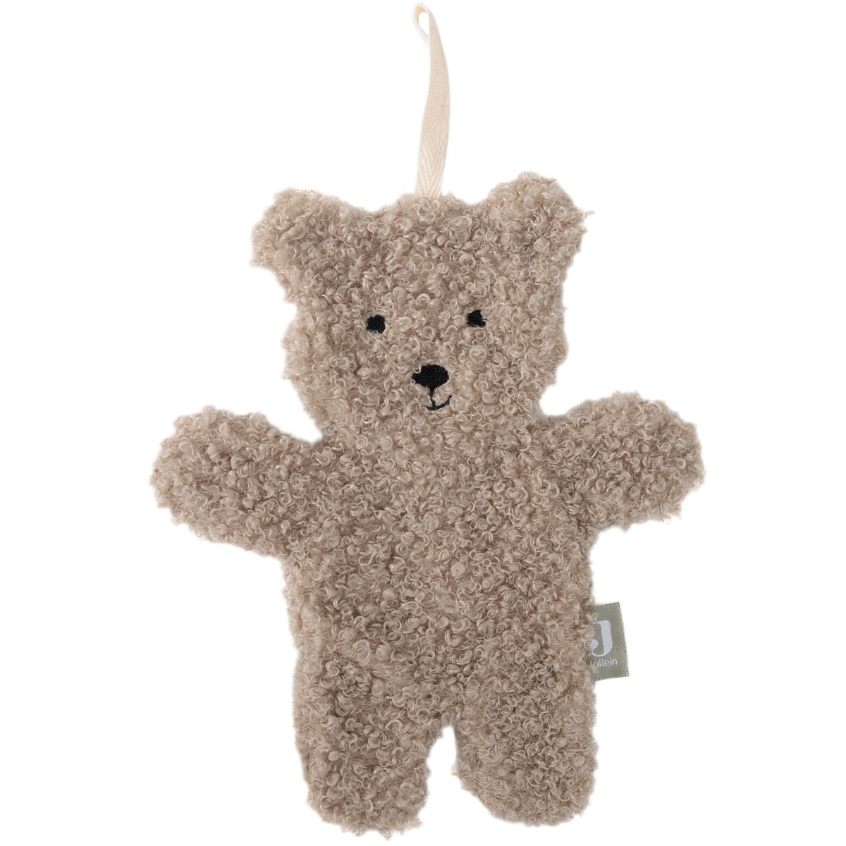 Doudou attache sucette Teddy Bear Olive Green (Jollein) - Image 1