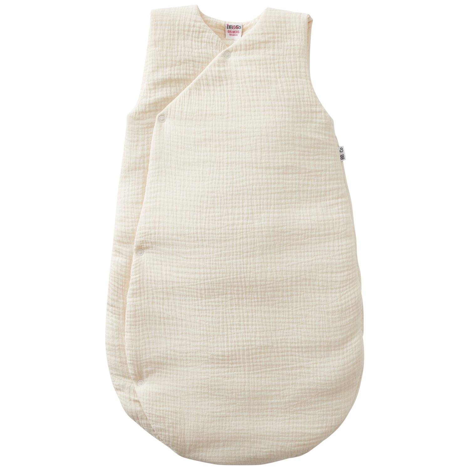 BB & Co - Gigoteuse chaude double gaze mousse de lait TOG 3,3 (70 cm)