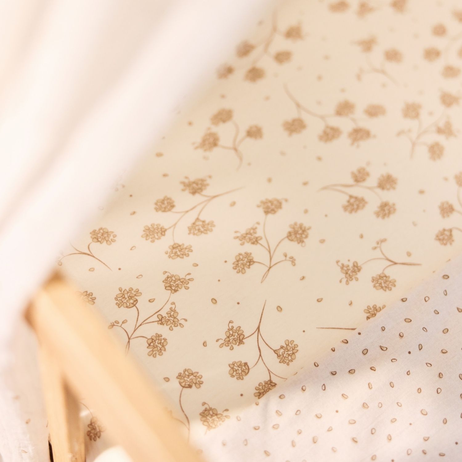Drap housse en jersey Leafy Dreams (60 x 120 cm) (Jollein) - Image 2