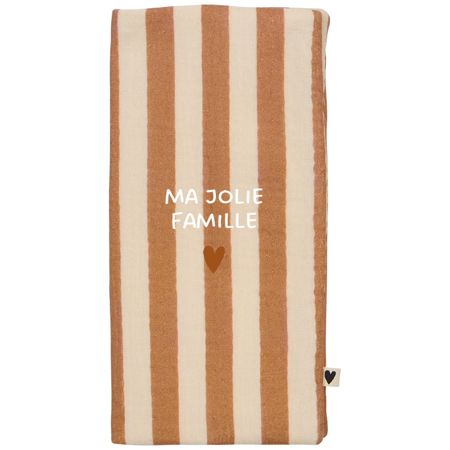 Atelier Wagram - Protège livret de famille Rayures Larges (personnalisable)