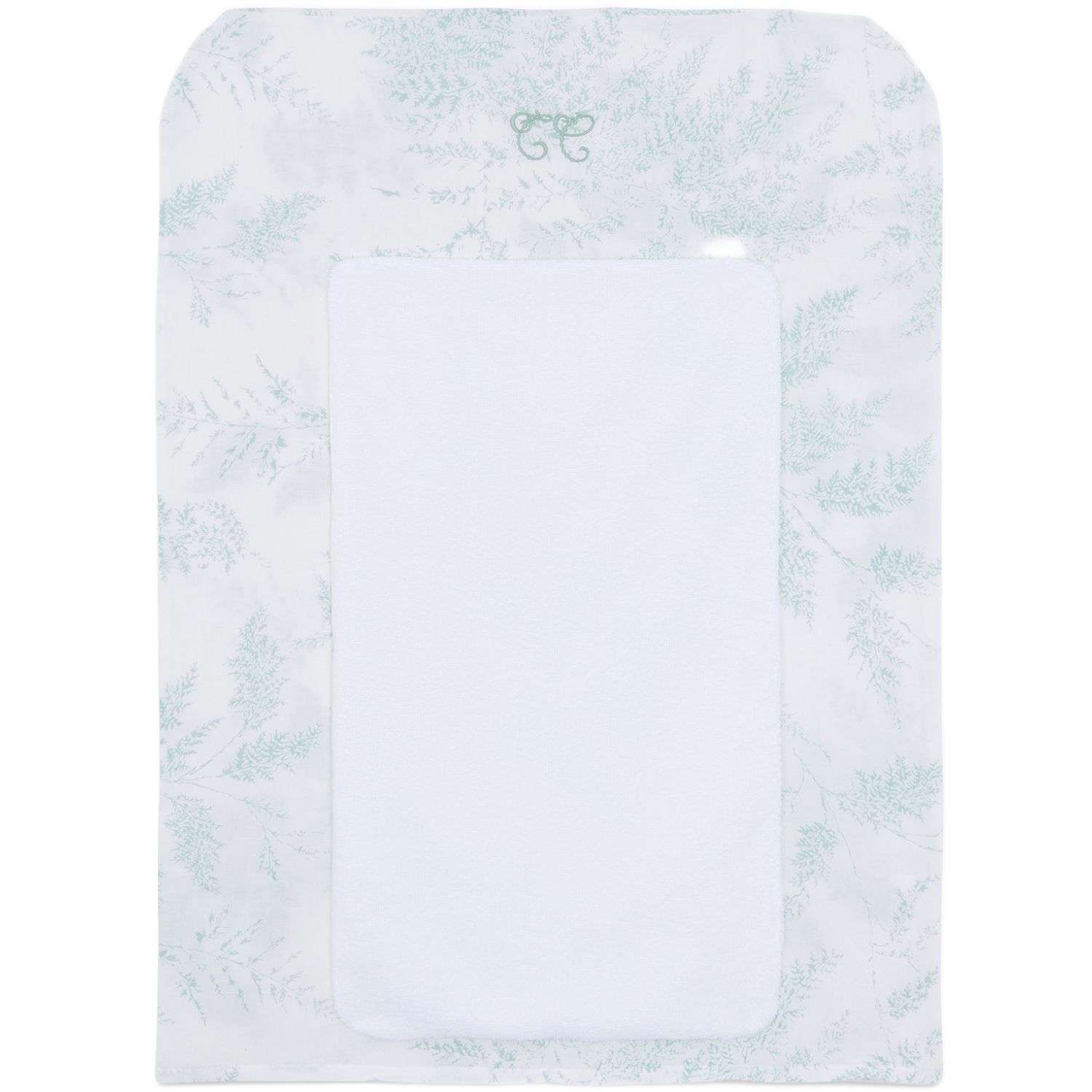 Housse de matelas à langer Feuillage vert