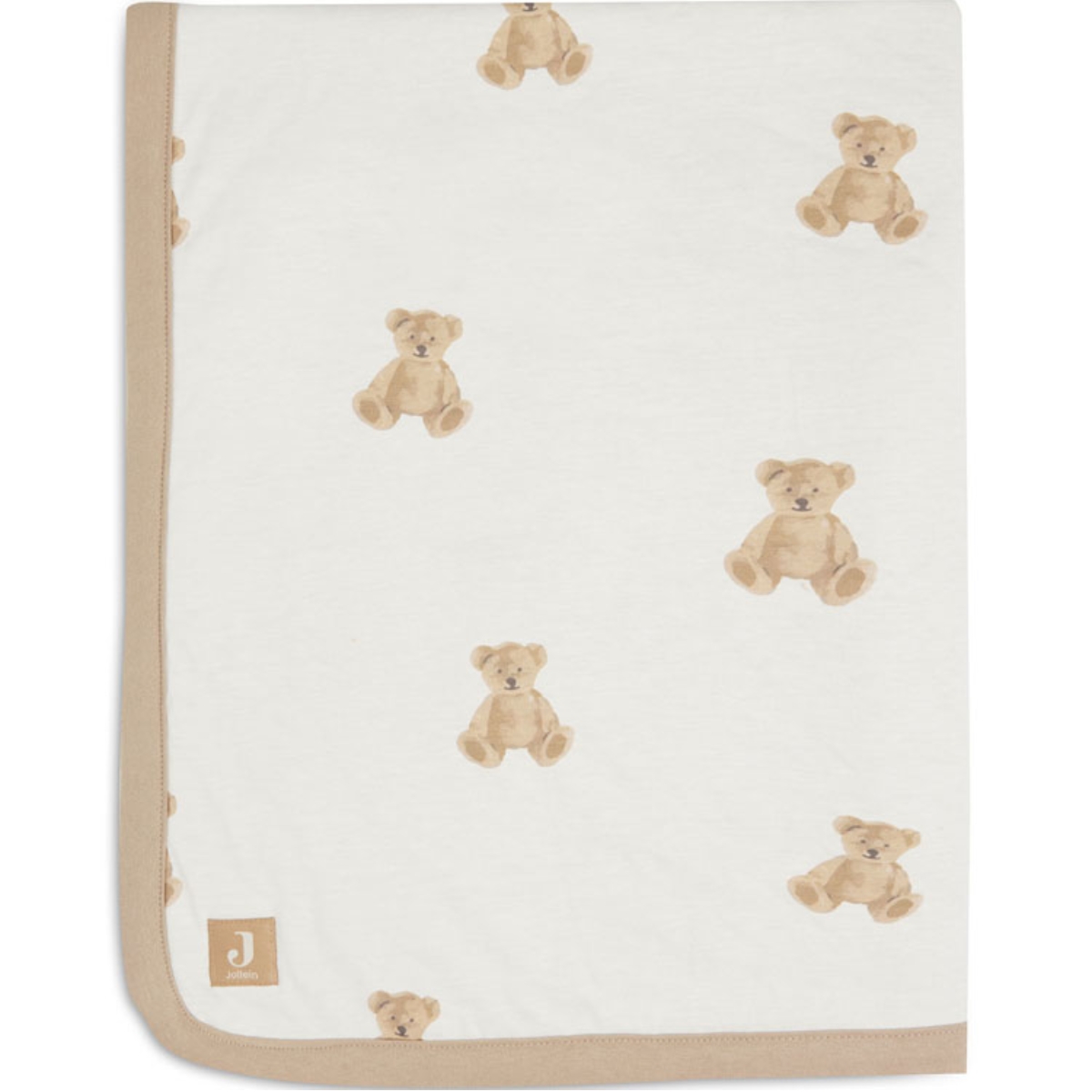 Couverture en coton bio ours Teddy Bear (75 x 100 cm) (Jollein) - Image 3