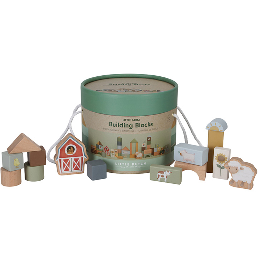 Blocs de construction en bois Little Farm (Little Dutch) - Image 6