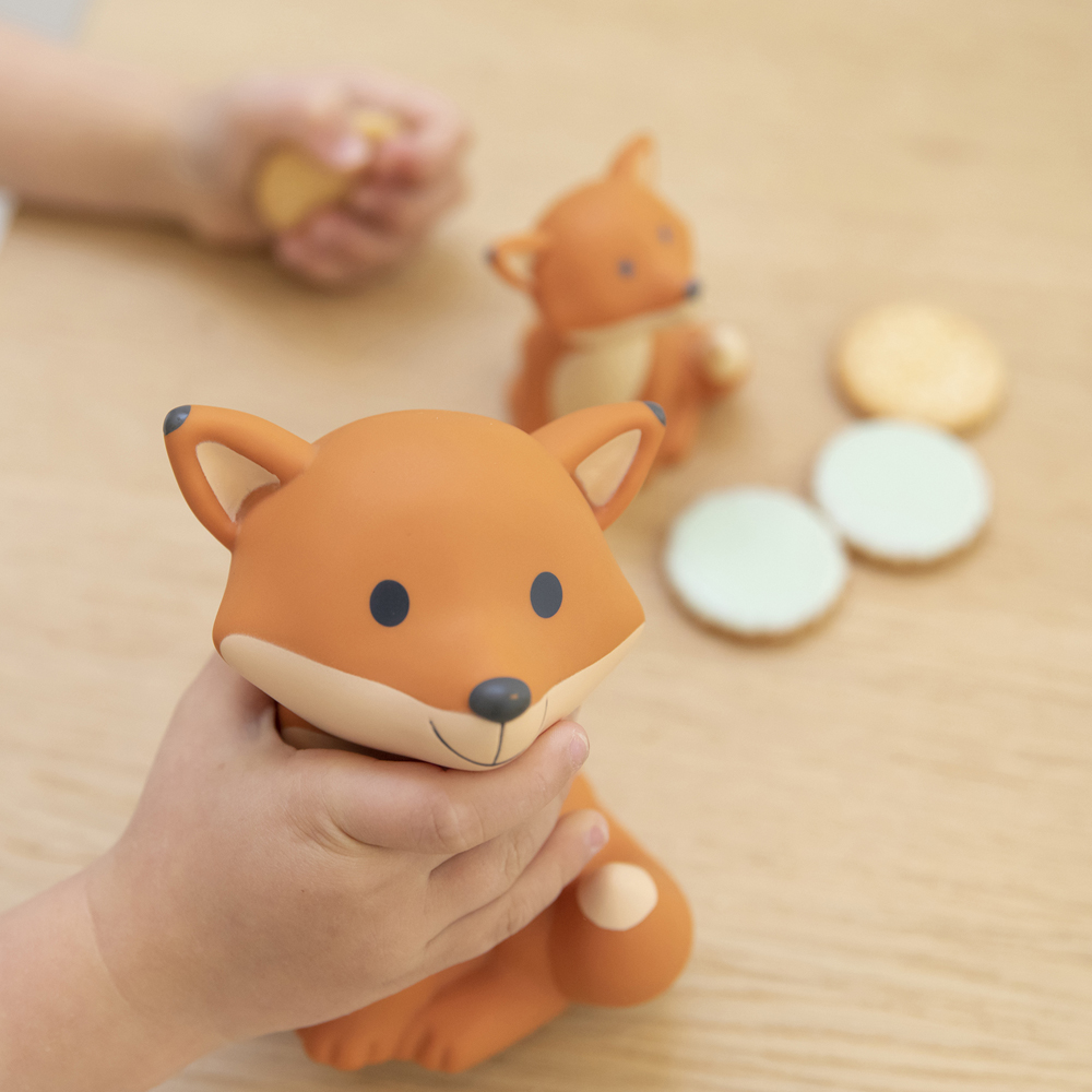Tirelire César orange (13 cm) (Atelier Pierre Junior) - Image 4