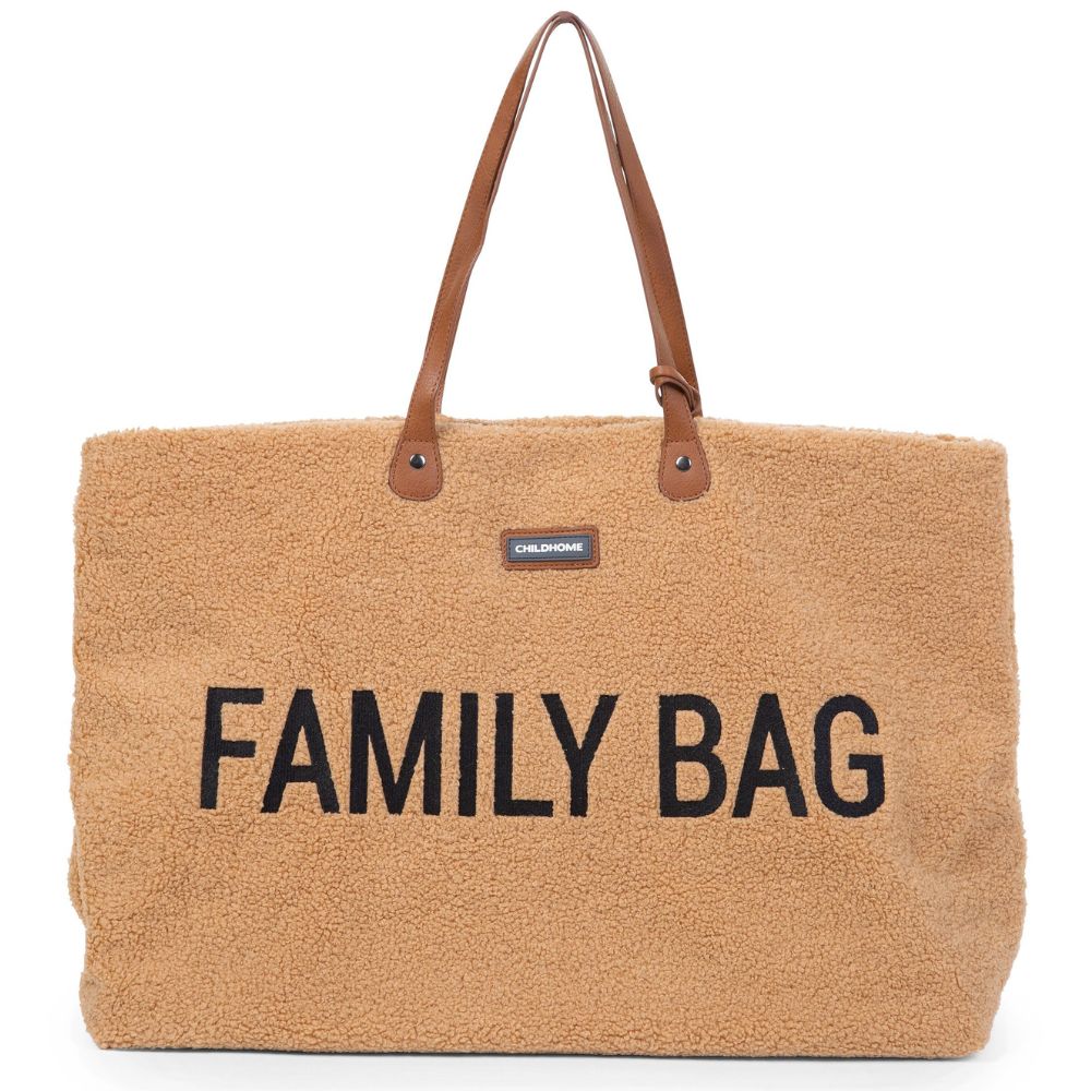 Sac à anses Family bag Teddy beige (Childhome) - Couverture