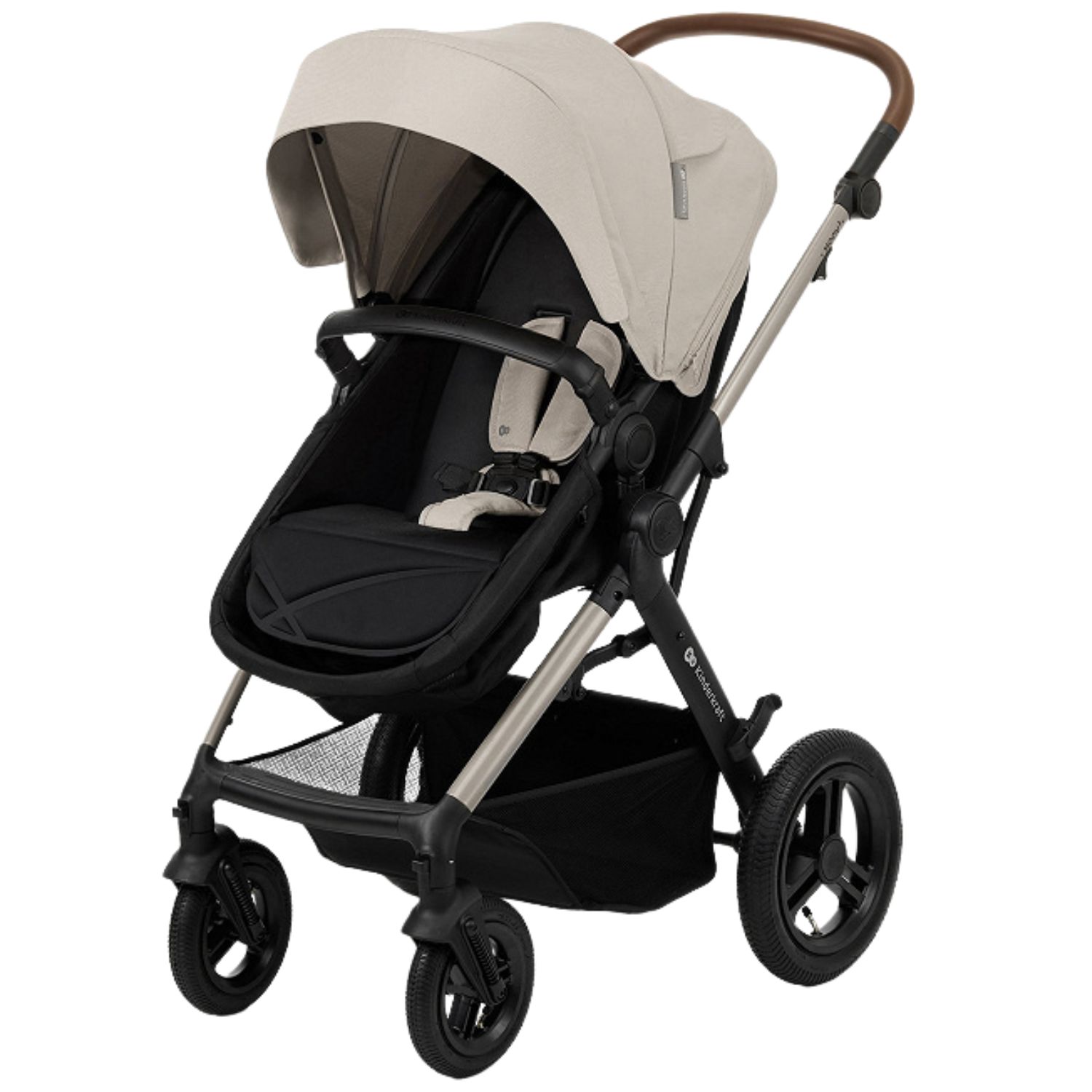 Poussette trio Moov 2 Air Sand Beige (Kinderkraft) - Image 3