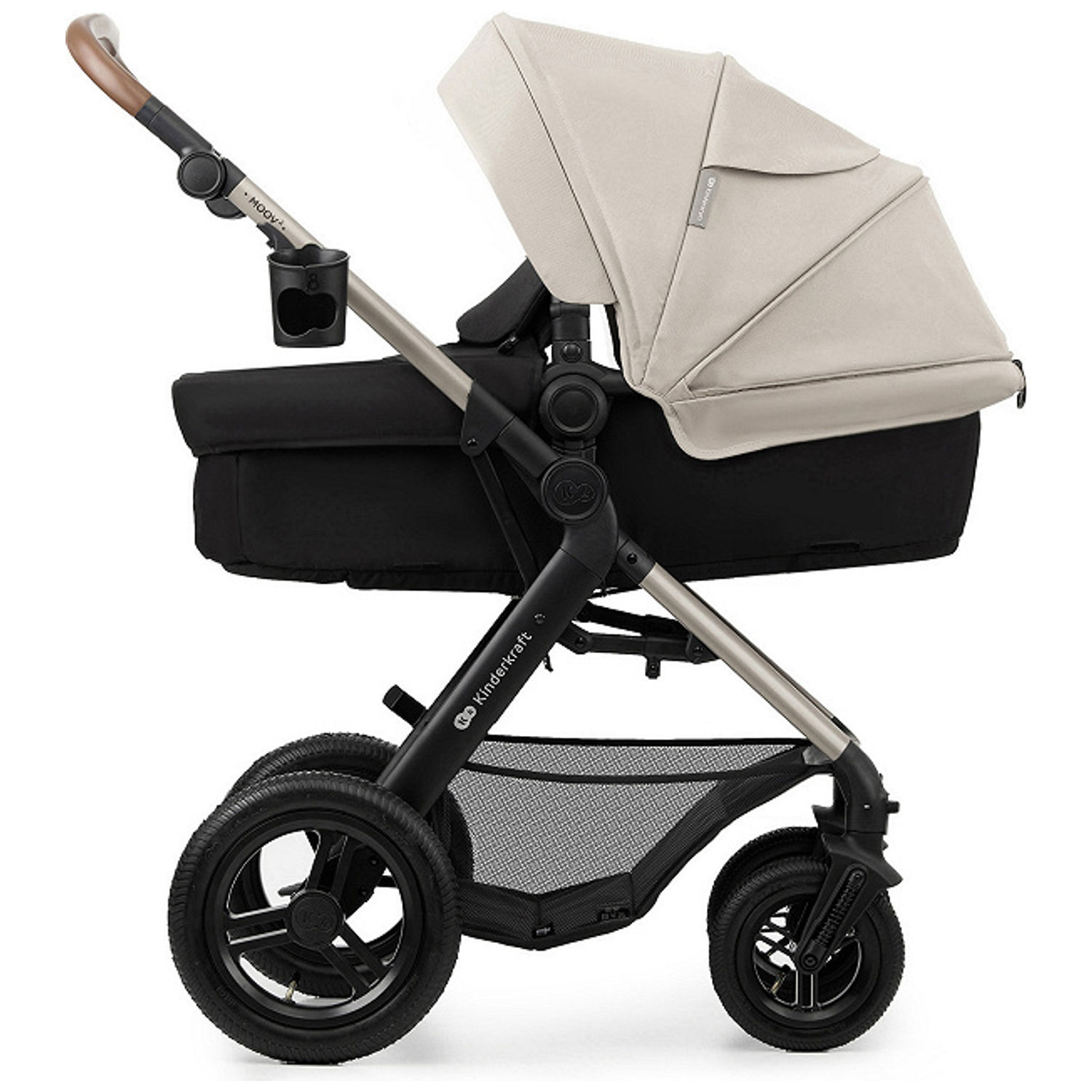 Poussette trio Moov 2 Air Sand Beige (Kinderkraft) - Image 6