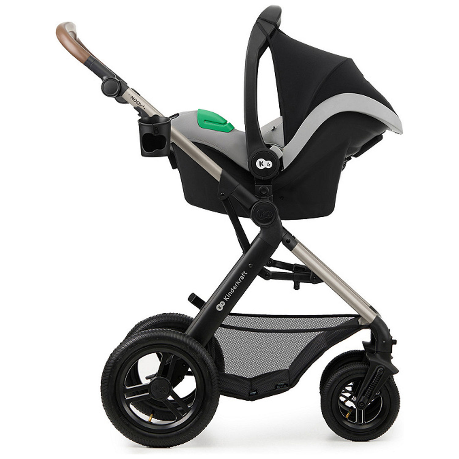 Poussette trio Moov 2 Air Sand Beige (Kinderkraft) - Image 7
