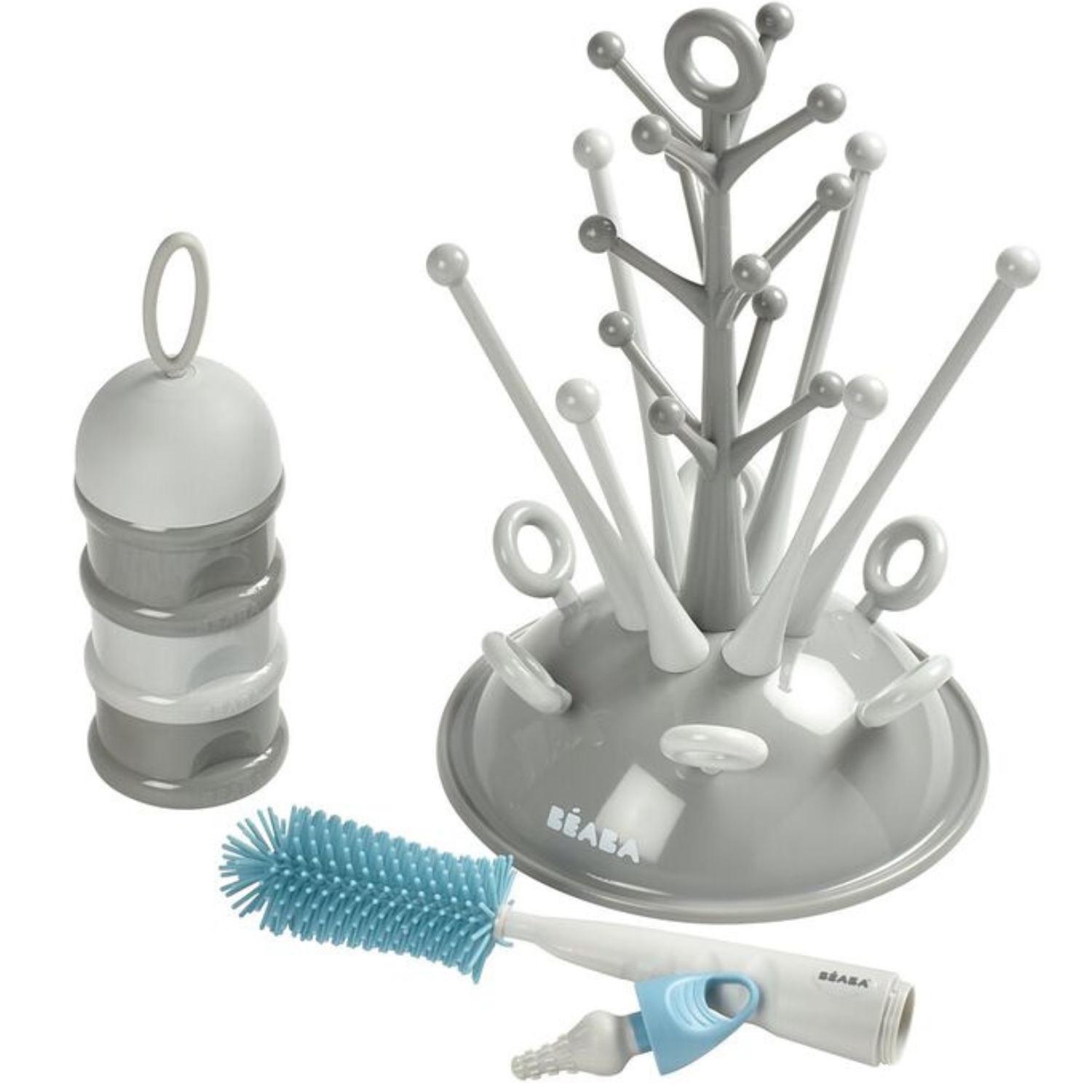 Coffret naissance Egoutte biberon et accessoires (Béaba) - Image 1
