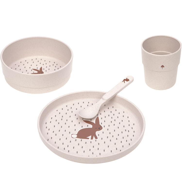 Coffret repas Little Forest Lapin (4 pièces) (Lassig) - Image 5