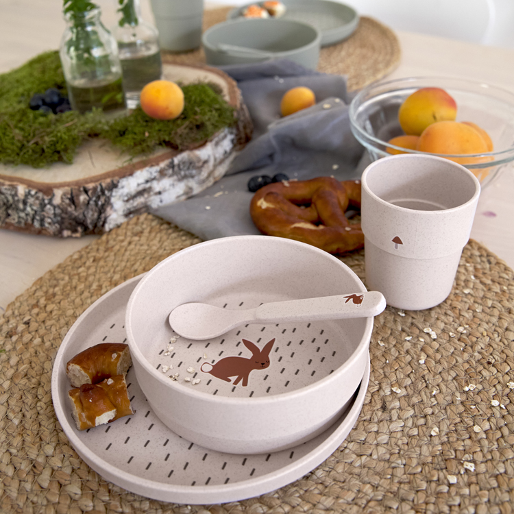 Coffret repas Little Forest Lapin (4 pièces) (Lassig) - Image 3
