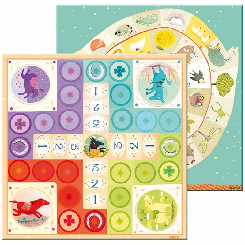 Jeu de soci&eacute;t&eacute; 3-6y ludo and co junior