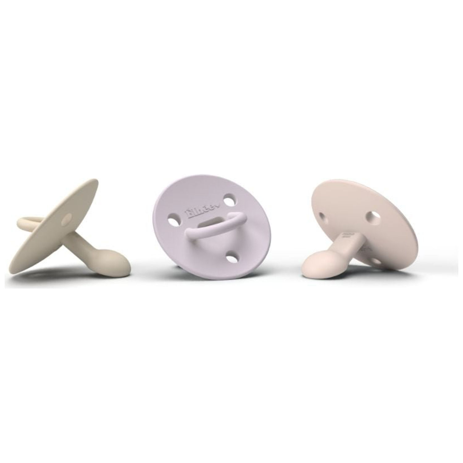 Pack 3 sucettes Choochoo Pinky Nude Sand Lilac (0-6 mois) (Elhée) - Image 6