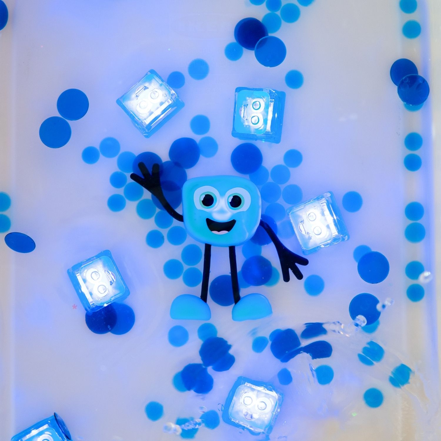 4 cubes lumineux Blair Bleu (Glo Pals) - Image 5