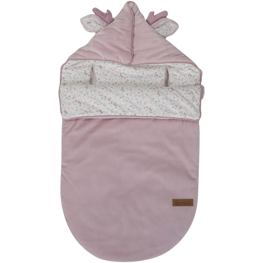 Nid d'ange passe sangle Lilas (0-3 mois) (Domiva) - Image 1