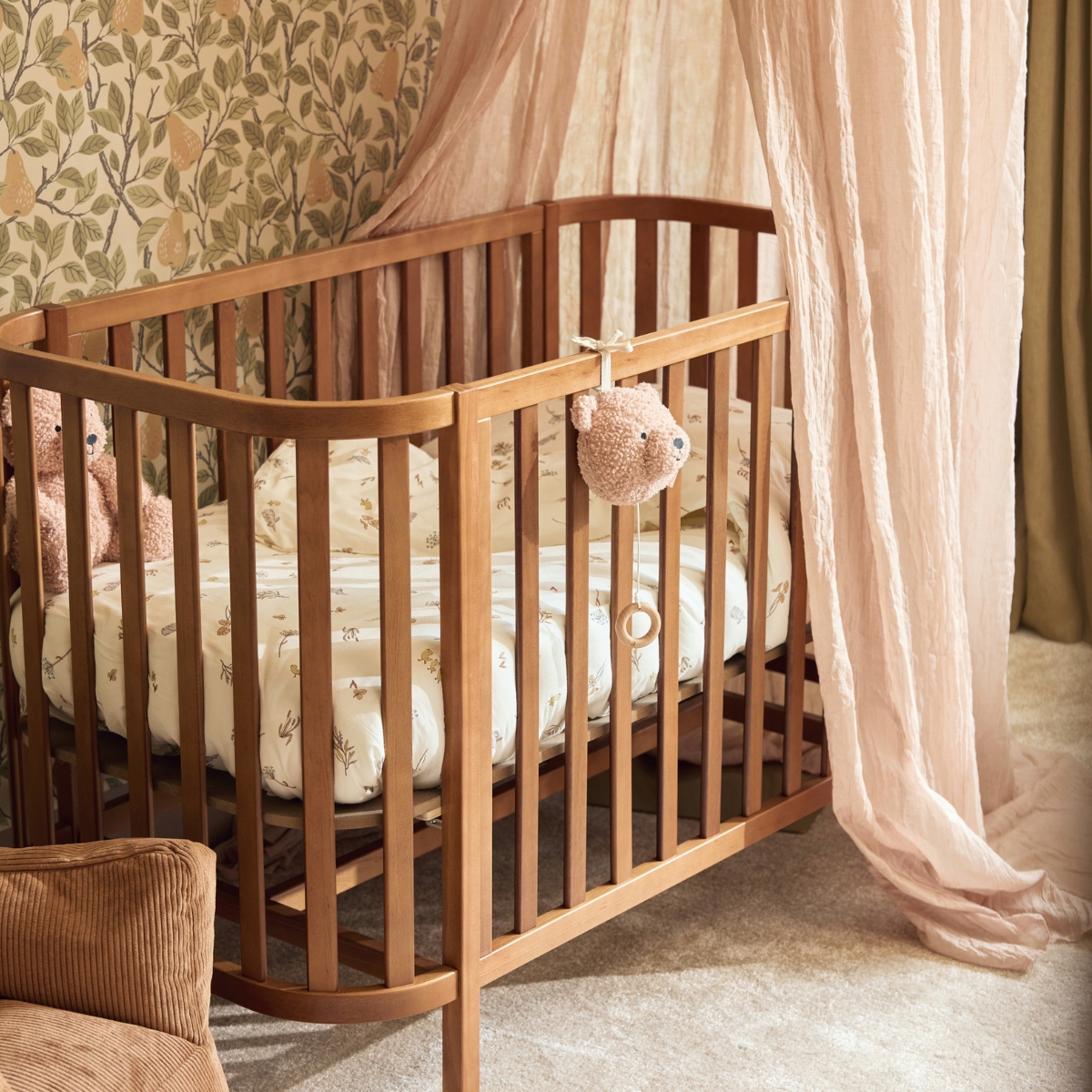 Ciel de lit vintage Wild Rose (245 cm) (Jollein) - Image 3