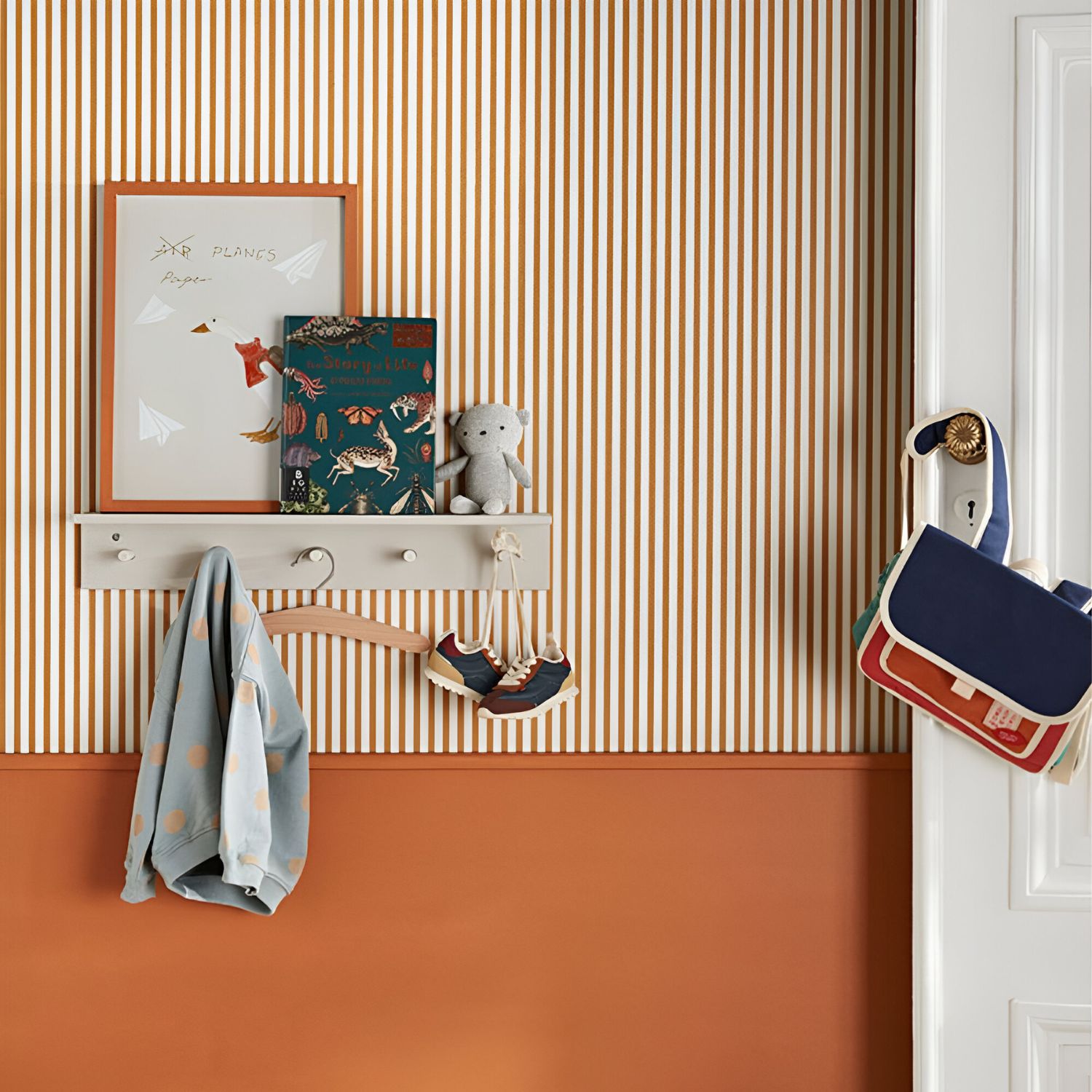 Porte manteau mural gris Star (Kid's Concept) - Image 1