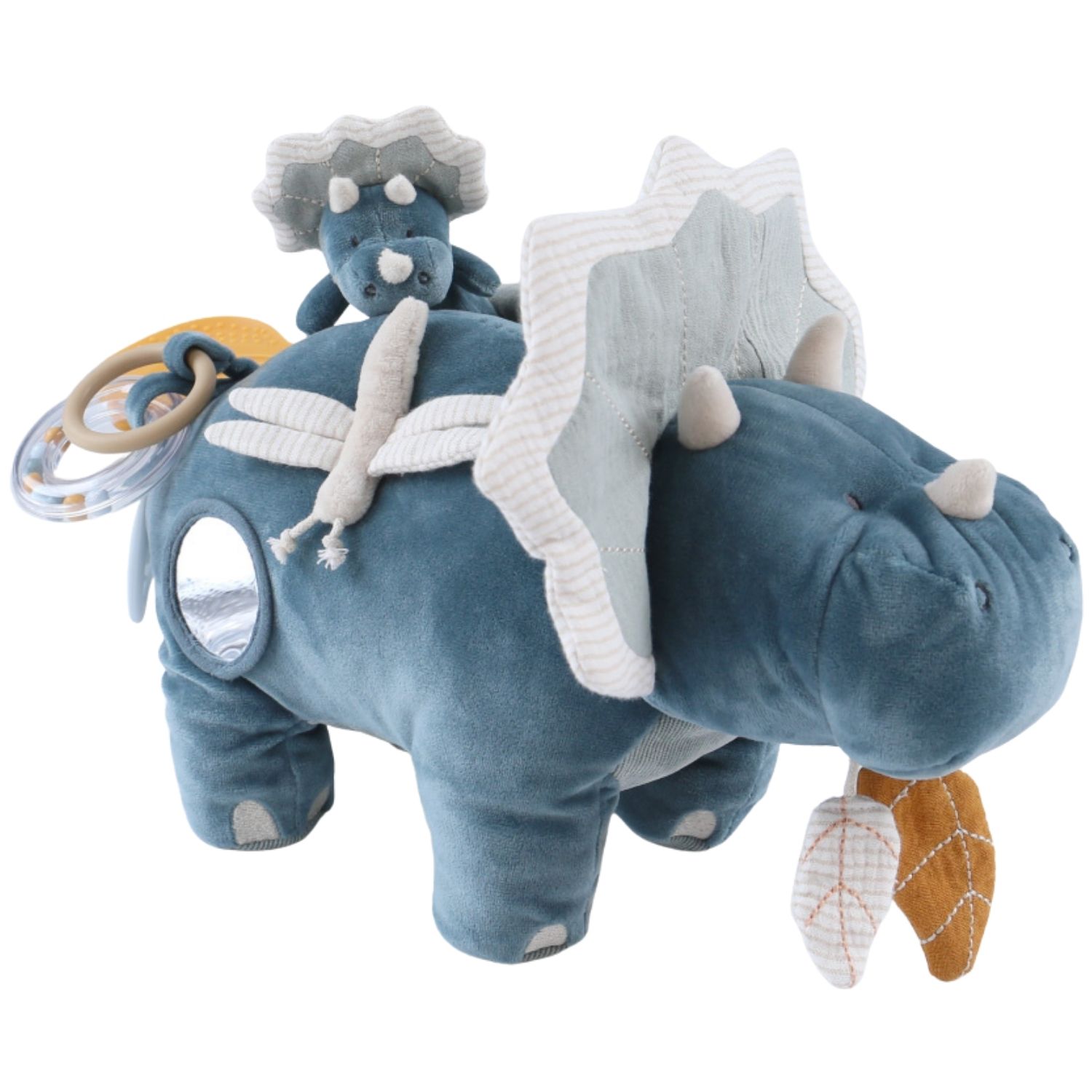 Peluche d'activités Ops le tricératops TSO (40 cm) (Noukie's) - Image 1