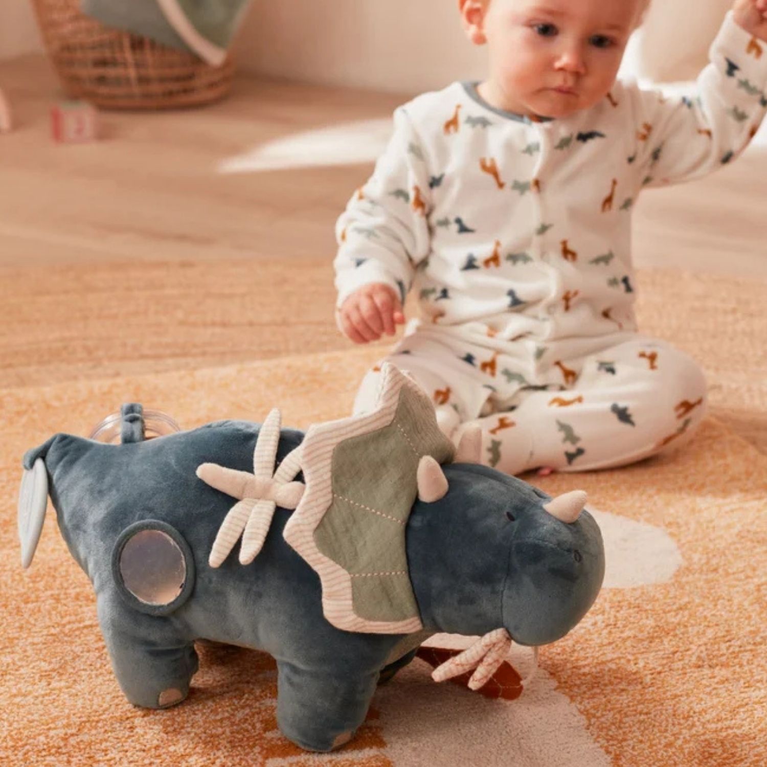 Peluche d'activités Ops le tricératops TSO (40 cm) (Noukie's) - Image 2
