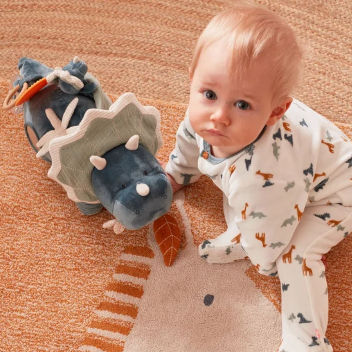 Peluche d'activités Ops le tricératops TSO (40 cm) (Noukie's) - Image 6