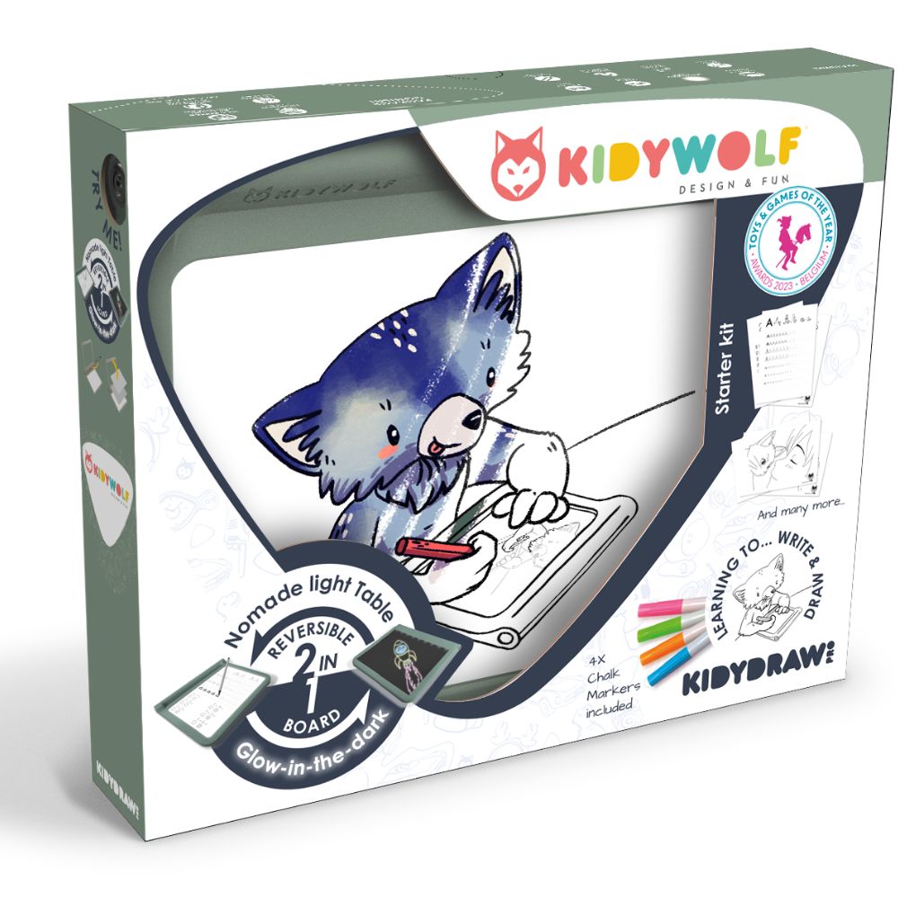 Table lumineuse A4 KIDYDRAW PRO nomade 2en1 (Kidywolf) - Image 9
