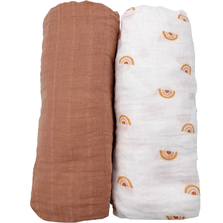 Lot de 2 draps housse en coton bio Sunlight (65 x 130 cm) (Sauthon) - Couverture