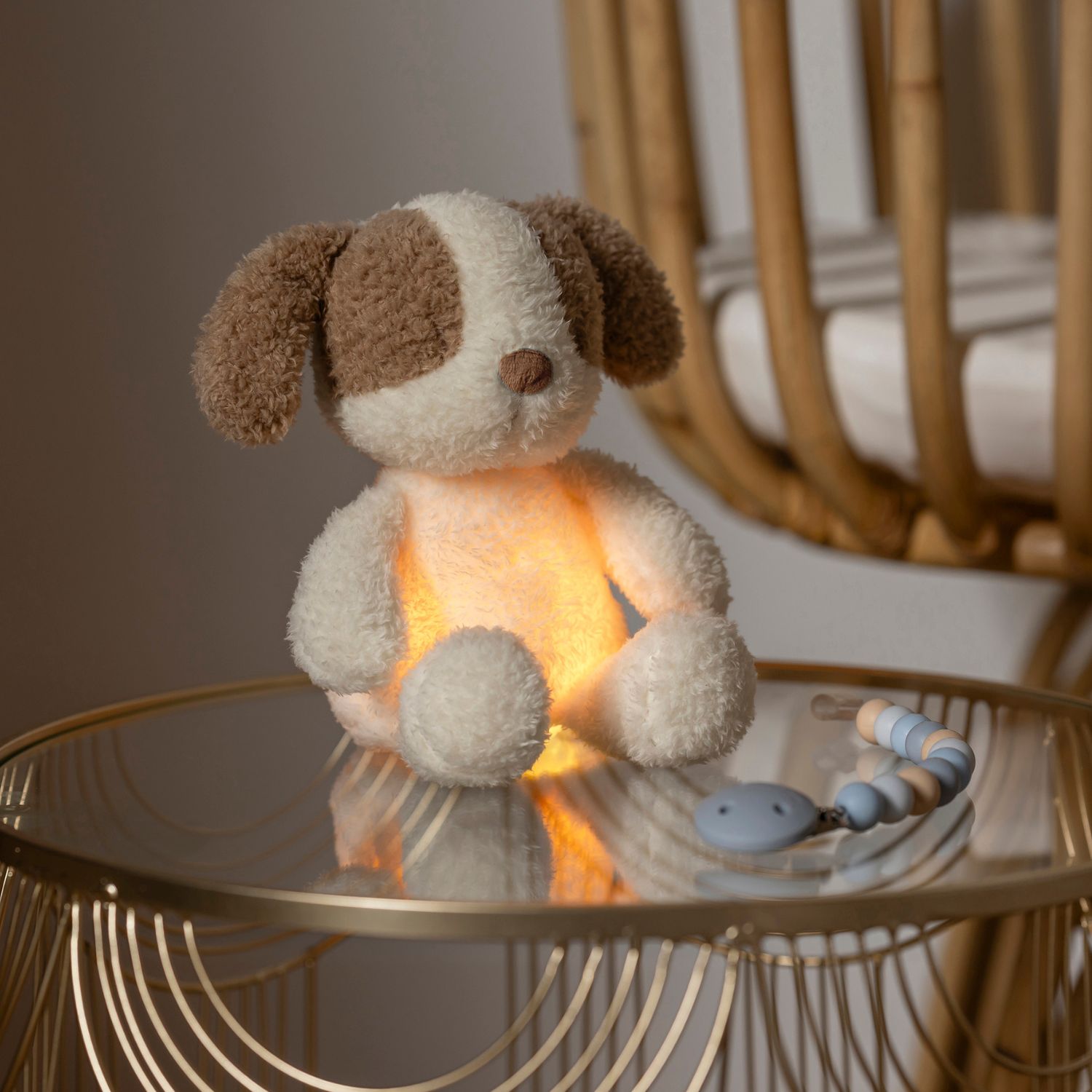 Peluche veilleuse Chien (25 cm) (Nattou) - Image 3