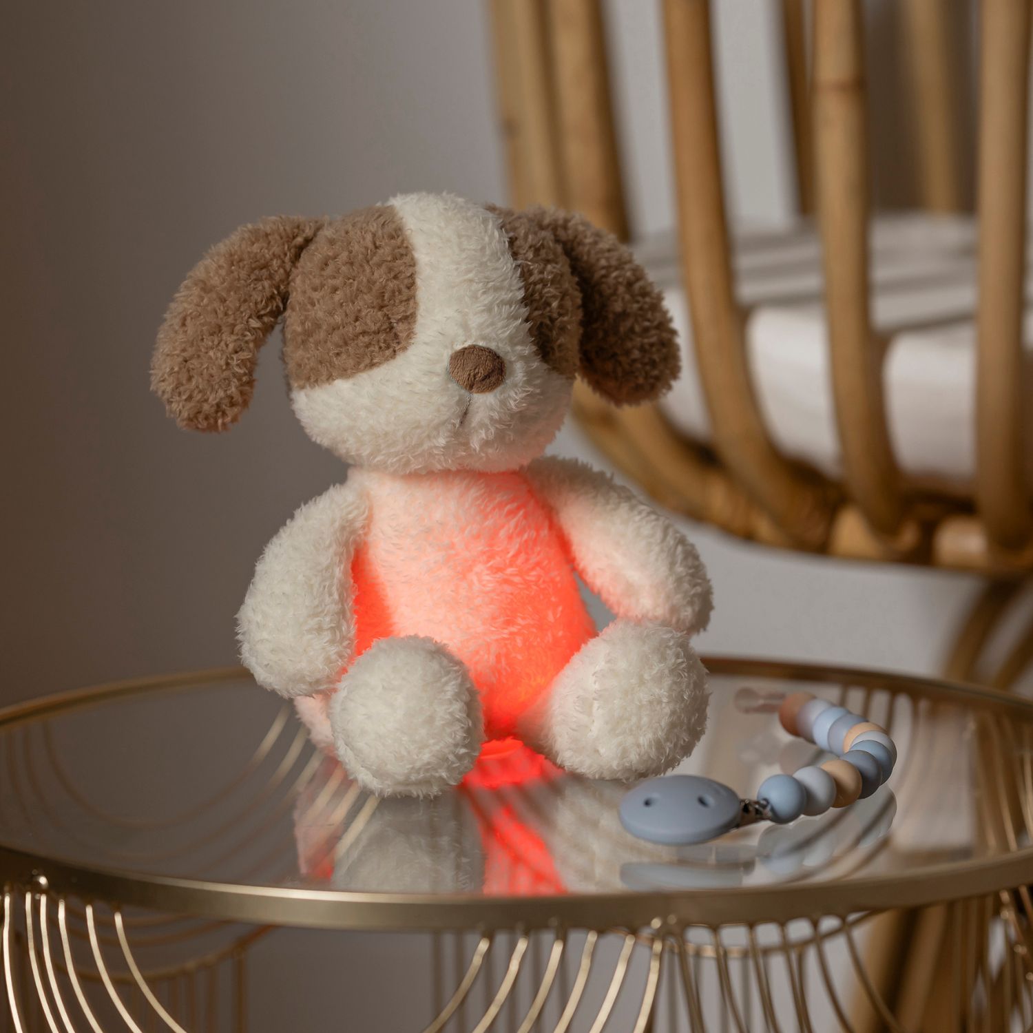 Peluche veilleuse Chien (25 cm) (Nattou) - Image 4