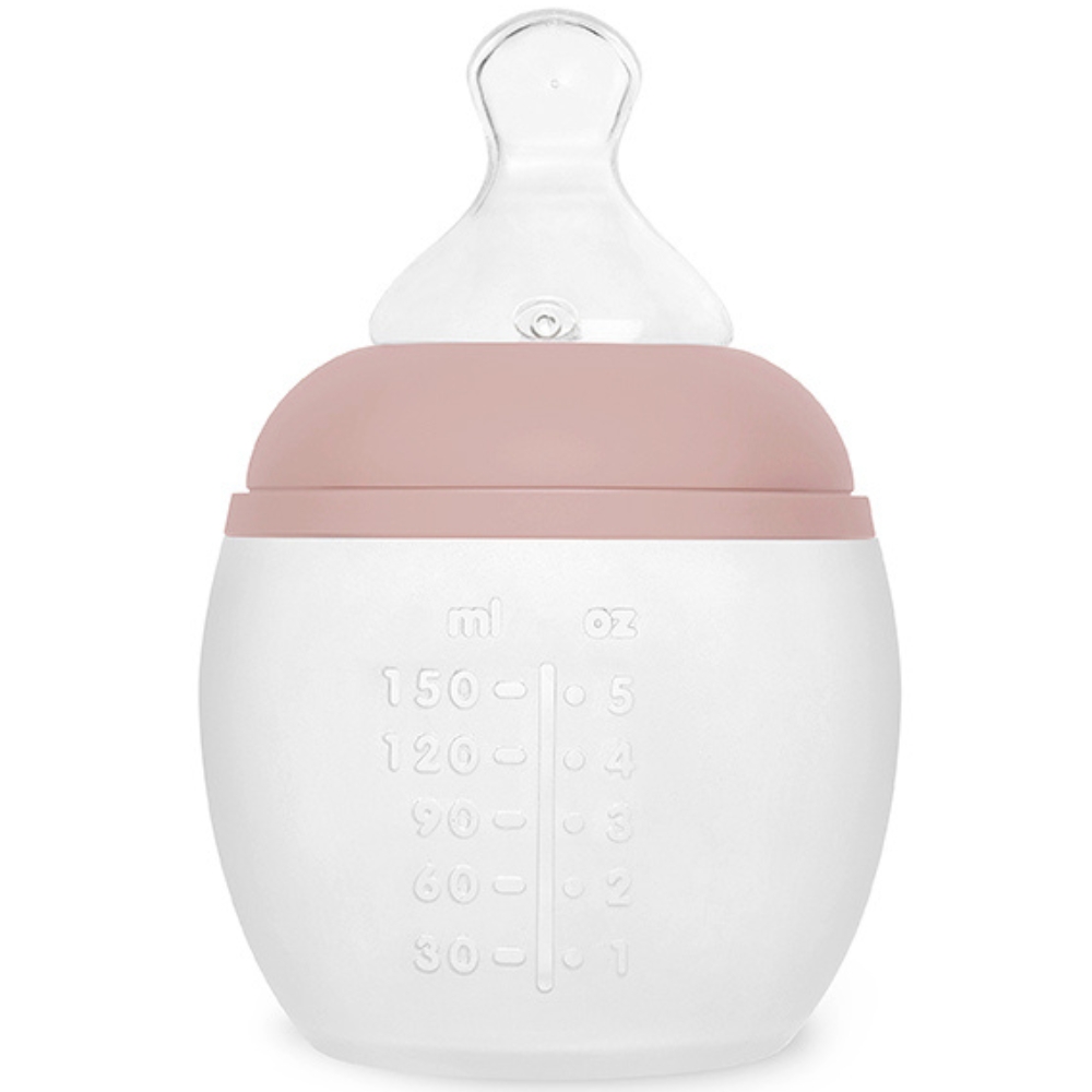 Biberon anti-colique en silicone Blush (150 ml) (Elhée) - Image 2