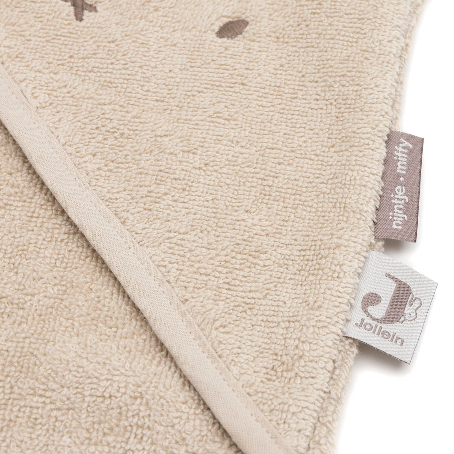 Cape de bain en éponge Miffy Warm Sand (75 x 75 cm) (Jollein) - Image 5