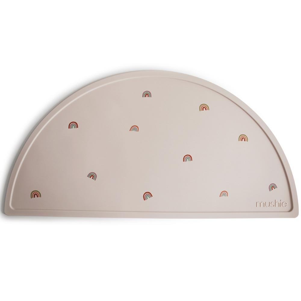 Mushie - Set de table en silicone Rainbows