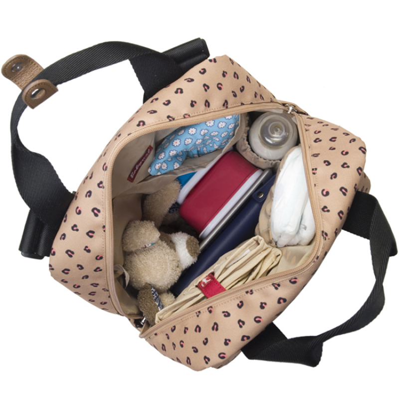 Sac à dos à langer Georgi Eco Leopard (Babymel) - Image 8
