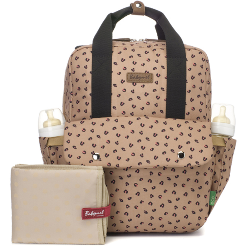 Sac à dos à langer Georgi Eco Leopard (Babymel) - Image 9