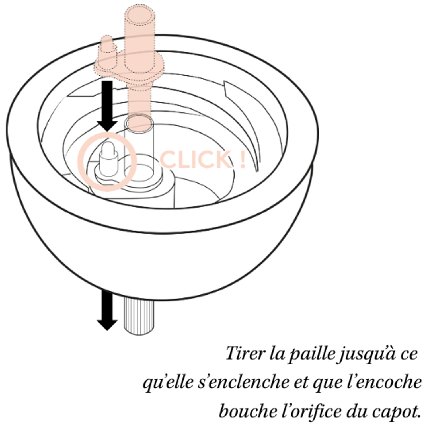 Tasse à paille lestée Coconut X Tartine et Chocolat Gris (240 ml) (Elhée) - Image 2