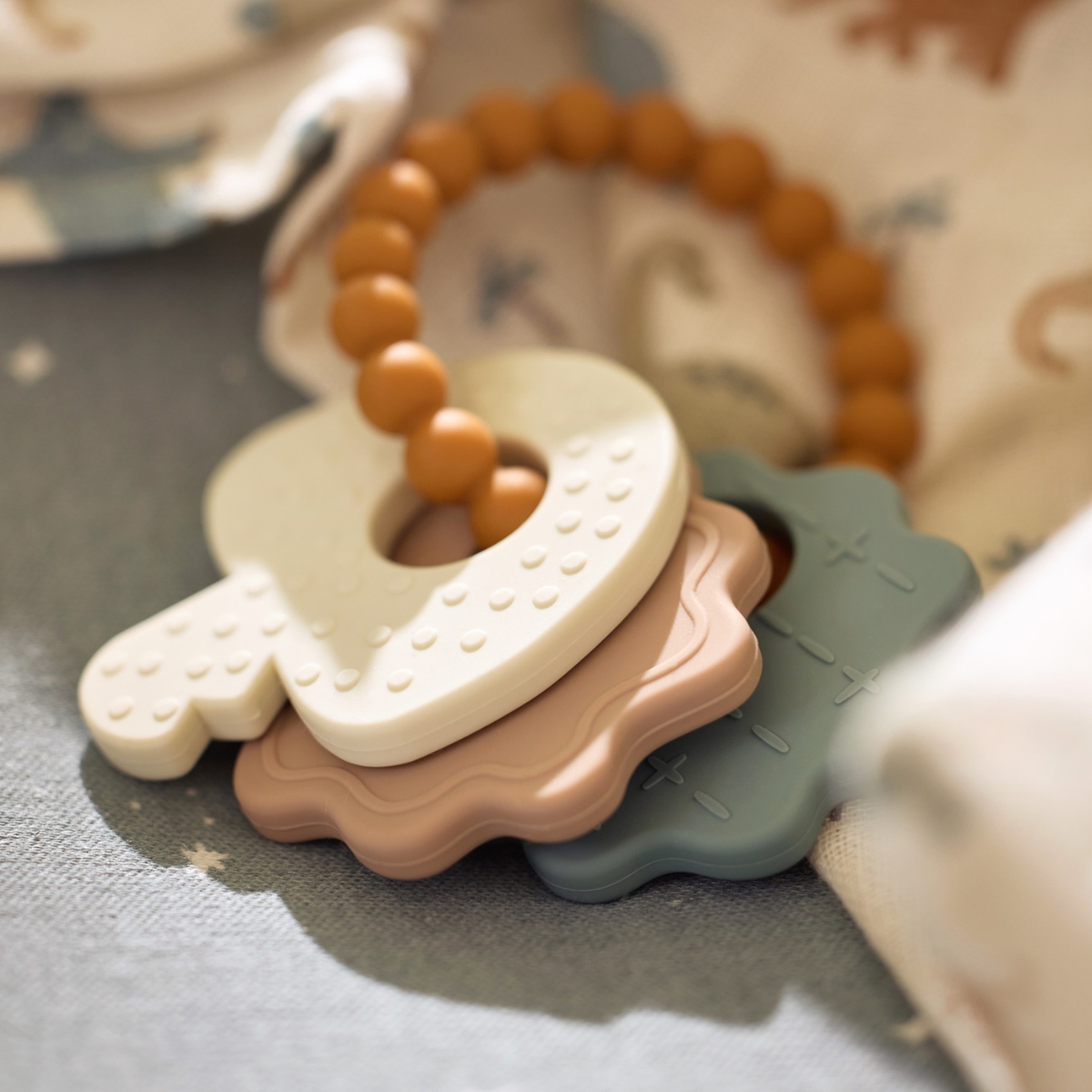 Anneau de dentition en silicone Lovely Birds (Jollein) - Image 3
